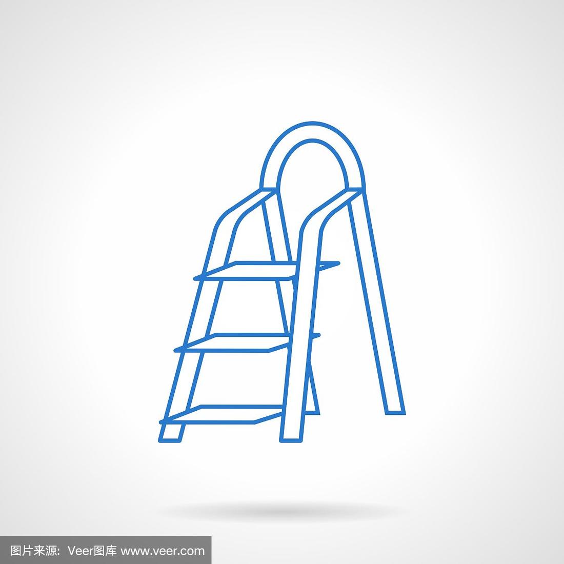 梯子儿童画图片,梯子的画法简笔画